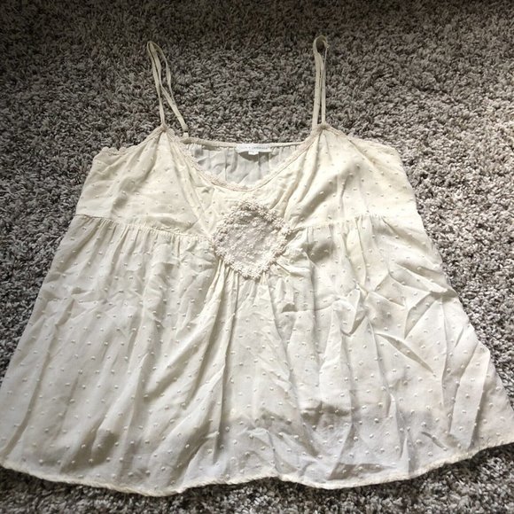 COCO & JAIMESON  SLEEVELESS SPAGHETTI STRAPS TOP LARGE Light Weight Details - Picture 1 of 11